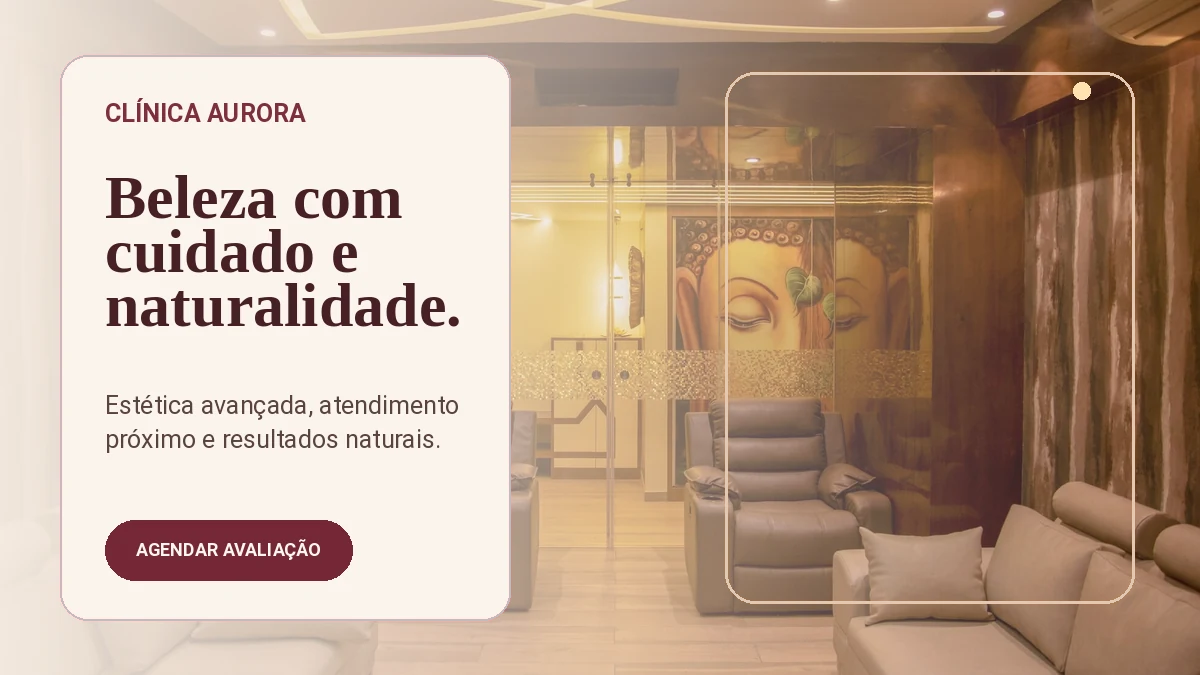Prévia atualizada da landing page Clínica Aurora